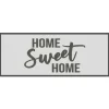 Kirkland's Home Black And White Home Sweet Home Floor Mat, 24X60- Kitchen & Floor Mats