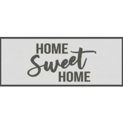Kirkland's Home Black And White Home Sweet Home Floor Mat, 24X60- Kitchen & Floor Mats
