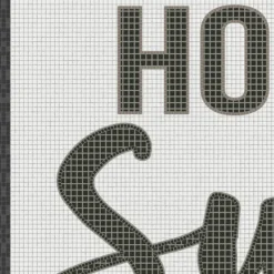 Kirkland's Home Black And White Home Sweet Home Floor Mat, 24X60- Kitchen & Floor Mats