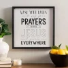 Kirkland's Home Black And White Jesus And Germs Plaque- Wall Quotes & Signs