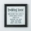 Kirkland's Home Black And White Laundry Rules Wall Plaque- Wall Quotes & Signs