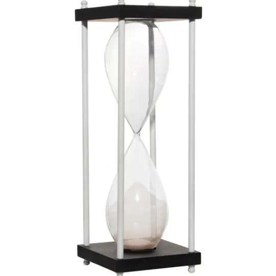 Kirkland's Home Black And White Modern Hourglass- Decorative Accents