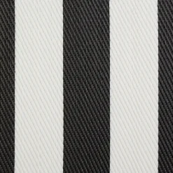Kirkland's Home Black And White Rugby Stripe Outdoor Area Rug, 5X8- Outdoor Rugs