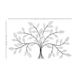 Kirkland's Home Black And White Tree Wall Sculpture- Wall Plaques
