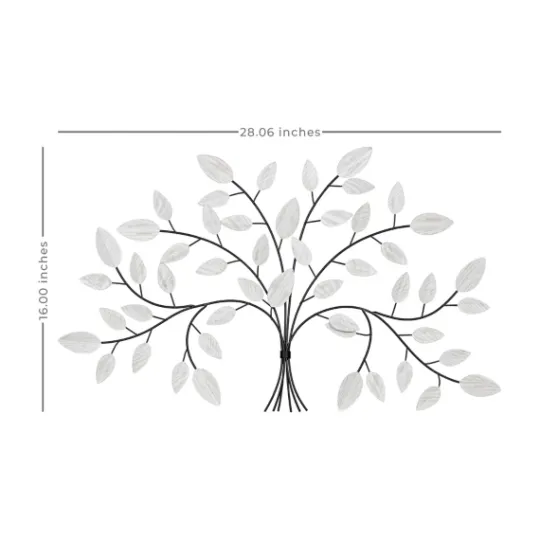 Kirkland's Home Black And White Tree Wall Sculpture- Wall Plaques
