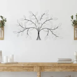 Kirkland's Home Black And White Tree Wall Sculpture- Wall Plaques
