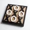 Kirkland's Home Black And White Wood Tic Tac Toe Board- Decorative Accents