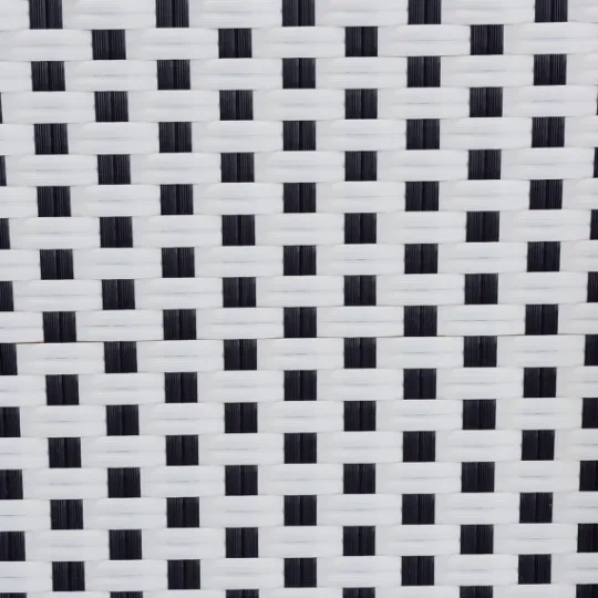 Kirkland's Home Black And White Woven Dining Chairs, Set Of 2- Dining Chairs