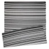Kirkland's Home Black Barcode Stripe Outdoor Area Rug, 4X6- Outdoor Rugs