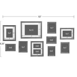 Kirkland's Home Black Bordeaux 10-Pc. Gallery Wall Frame Set- Gallery Wall Frames