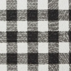 Kirkland's Home Black Buffalo Check Bone Pet Bowl Mat- Kitchen & Floor Mats