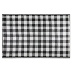 Kirkland's Home Black Buffalo Check Indoor/Outdoor Area Rug, 5X8- Outdoor Rugs
