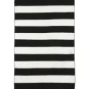 Kirkland's Home Black Cabana Stripe Indoor/Outdoor Area Rug, 3X5- Outdoor Rugs