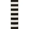 Kirkland's Home Black Cabana Stripe Indoor/Outdoor Runner, 2X8- Outdoor Rugs