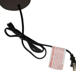 Kirkland's Home Black Ceramic Hourglass Simple Small Table Lamp- Table Lamps