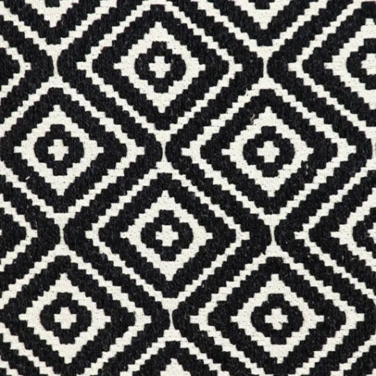 Kirkland's Home Black Diamond Cotton Throw Pillow- Pillows