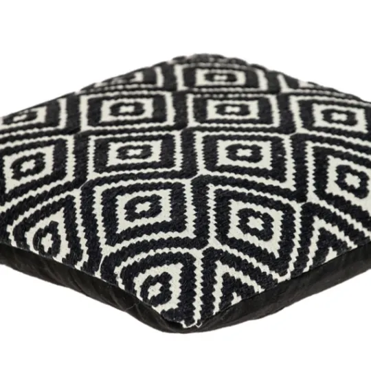 Kirkland's Home Black Diamond Cotton Throw Pillow- Pillows