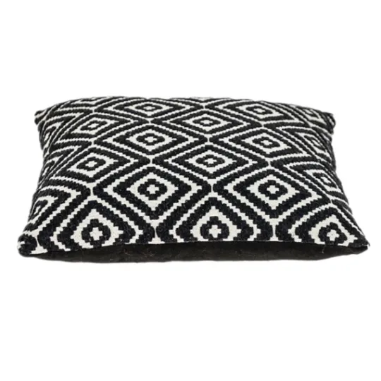 Kirkland's Home Black Diamond Cotton Throw Pillow- Pillows