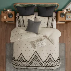 Kirkland's Home Black Diamond 3-Pc. Full/Queen Comforter Set- Comforters