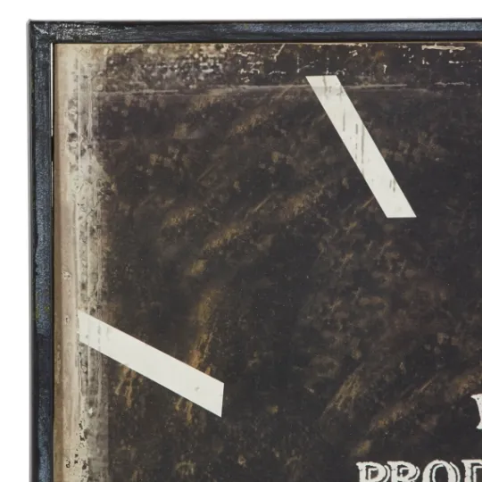 Kirkland's Home Black Distressed Wood Face Square Clock- Clocks