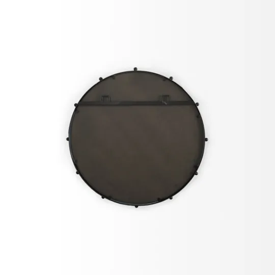 Kirkland's Home Black Elena I Small Wall Mirror- Decorative Mirrors