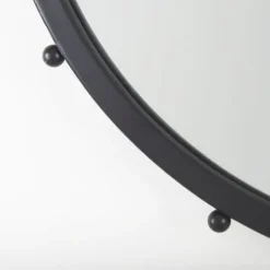 Kirkland's Home Black Elena I Small Wall Mirror- Decorative Mirrors