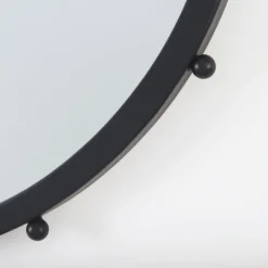 Kirkland's Home Black Elena I Small Wall Mirror- Decorative Mirrors
