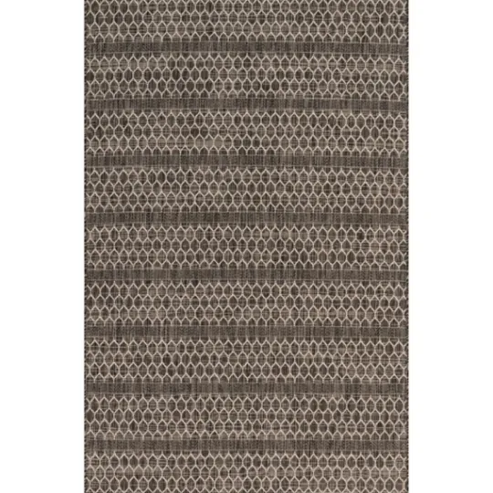 Kirkland's Home Black Eyelet Pattern Outdoor Area Rug, 5X7- Outdoor Rugs