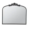 Kirkland's Home Black Floral Scroll Wall Mirror- Decorative Mirrors