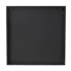 Kirkland's Home Black Frame Silver Abstract Lines Wall Plaque- Wall Plaques
