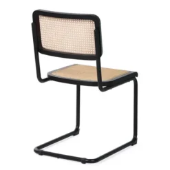 Kirkland's Home Black Framed Woven Cane Dining Chairs, Set Of 2- Dining Chairs