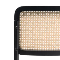 Kirkland's Home Black Framed Woven Cane Dining Chairs, Set Of 2- Dining Chairs
