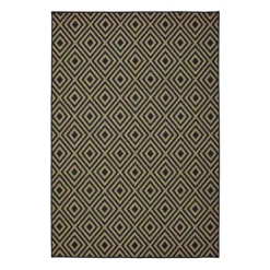 Kirkland's Home Black Haydn Outdoor Area Rug, 5X7- Outdoor Rugs