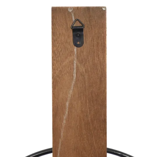 Kirkland's Home Black Hoop Glass Sleeve Wall Sconce, 28 In.- Sconces