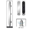 Kirkland's Home Black Iron Swivel Floor Mirror With Shelves- Full Length & Floor Mirrors