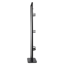 Kirkland's Home Black Iron Swivel Floor Mirror With Shelves- Full Length & Floor Mirrors