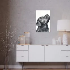 Kirkland's Home Black Labrador Giclee Canvas Art Print, 18X26- Canvas Art