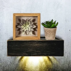 Kirkland's Home Black Led Floating Shelf With Remote, 10 In.- Shelves