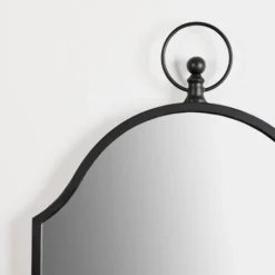Kirkland's Home Black Linear Arched Wall Mirror- Decorative Mirrors