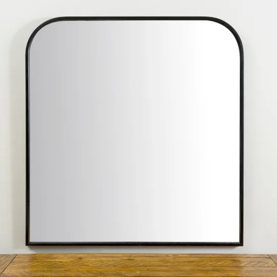 Kirkland's Home Black Metal Arch Mirror- Decorative Mirrors