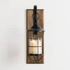 Kirkland's Home Black Metal Caged Wall Sconce- Sconces