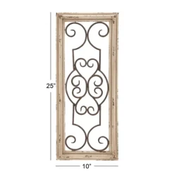 Kirkland's Home Black Metal Farmhouse Scroll Wall Plaque- Wall Plaques