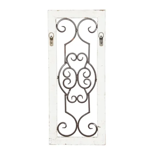 Kirkland's Home Black Metal Farmhouse Scroll Wall Plaque- Wall Plaques