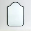 Kirkland's Home Black Metal Linear Wave Mirror- Framed Mirrors