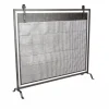 Kirkland's Home Black Metal Mesh Fireplace Screen- Fireplace Accessories