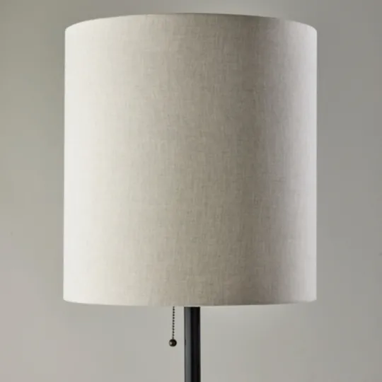 Kirkland's Home Black Metal Modern Accented Floor Lamp- Floor Lamps