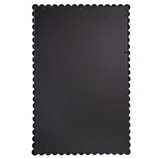 Kirkland's Home Black Metal Rectangle Beaded Wall Mirror- Decorative Mirrors