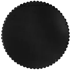Kirkland's Home Black Metal Round Beaded Wall Mirror- Decorative Mirrors