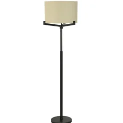 Kirkland's Home Black Metal Tri-Arm Floor Lamp- Floor Lamps