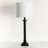 Kirkland's Home Black Modern Spindle Buffet Lamp- Buffet Lamps
